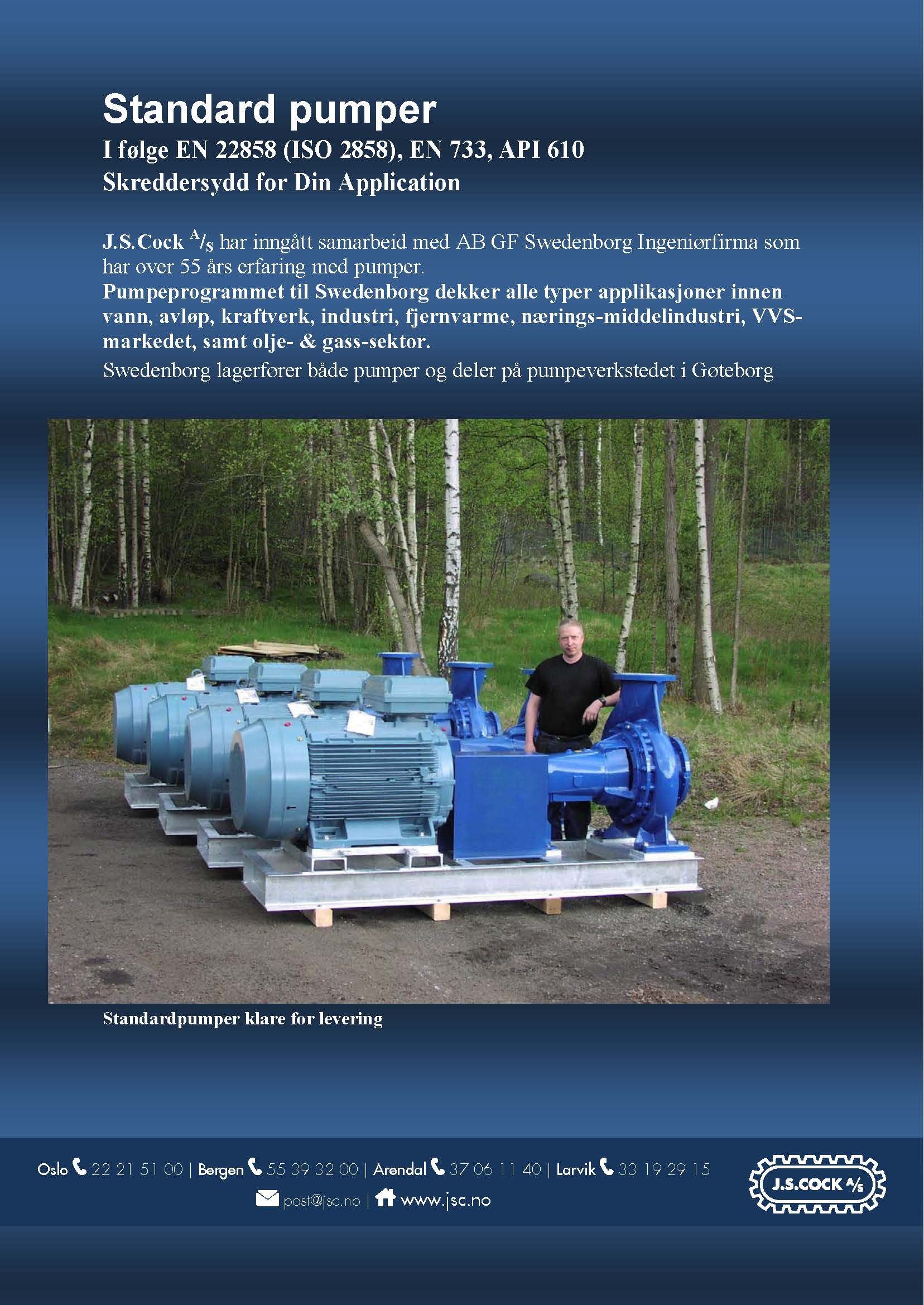 SWE Sentrifugalpumper Swedenborg Brosjyre JSC