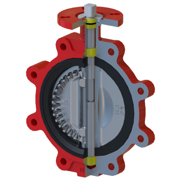 DN100 BUTTERFLY CONTROL VALVE PN10/16 LUG