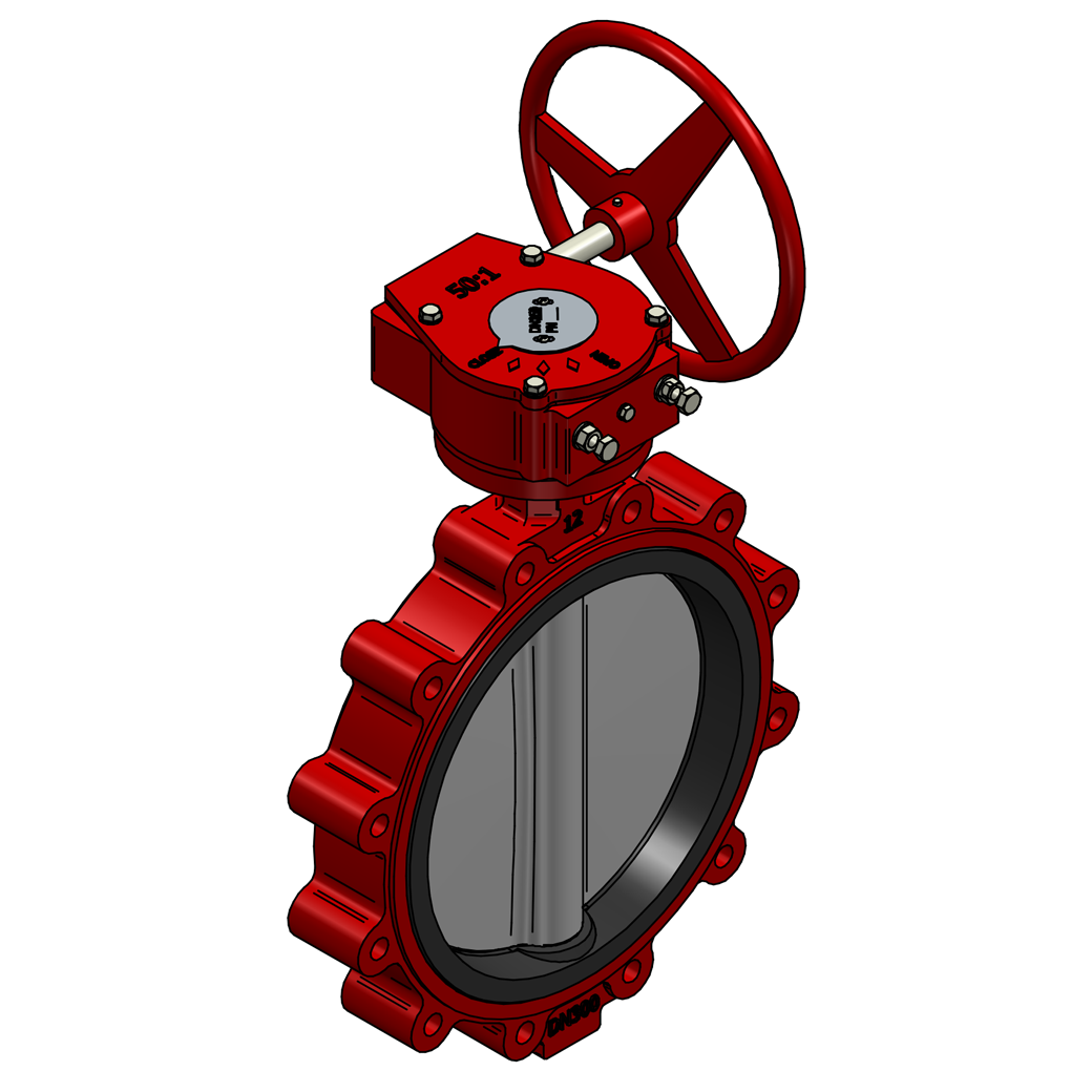 BF-VALVE CERAMIC DN300 10BAR PN10 LUG