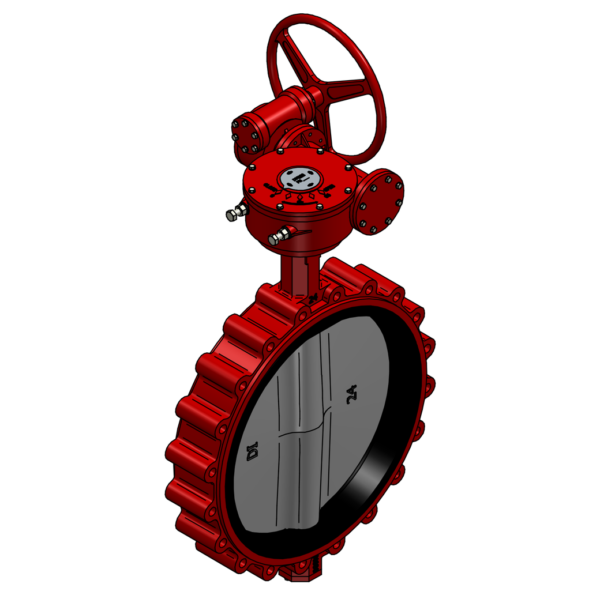 BF-VALVE CERAMIC DN600 10BAR PN10 LUG