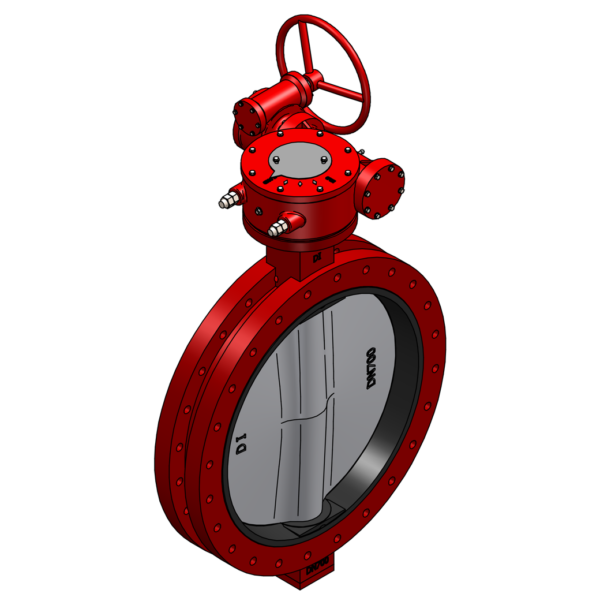 BF-VALVE CERAMIC DN700 10BAR PN10 U-TYPE FLANGE