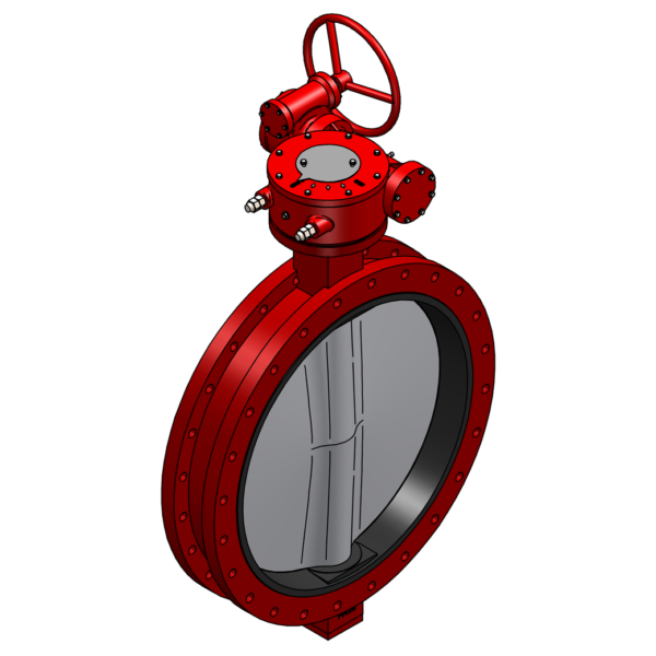 BF-VALVE CERAMIC DN800 10BAR PN10 U-TYPE FLANGE
