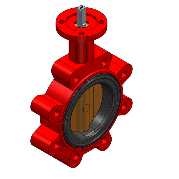 BUTTERFLY VALVE S31 T3D4 DN100