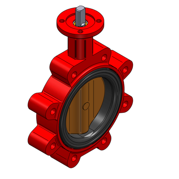 BFV S31-T35V DN125 12BAR PN10/16 LUG