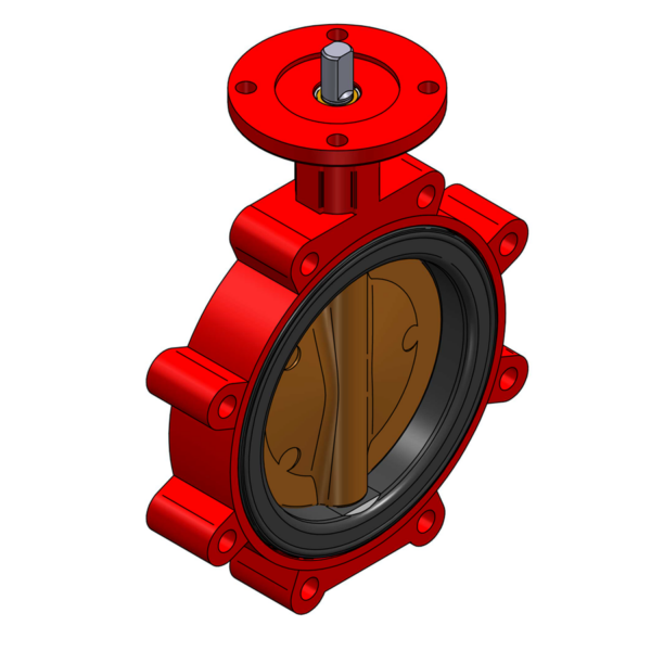 BUTTERFLY VALVE S31 T3D4 DN200