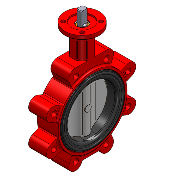 *SPJELDVENTIL S31/124 LUG M/SPAK ND125