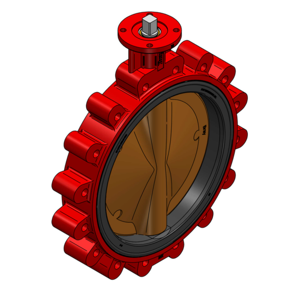 BUTTERFLY VALVE S31-35U ND400 ISO PN10