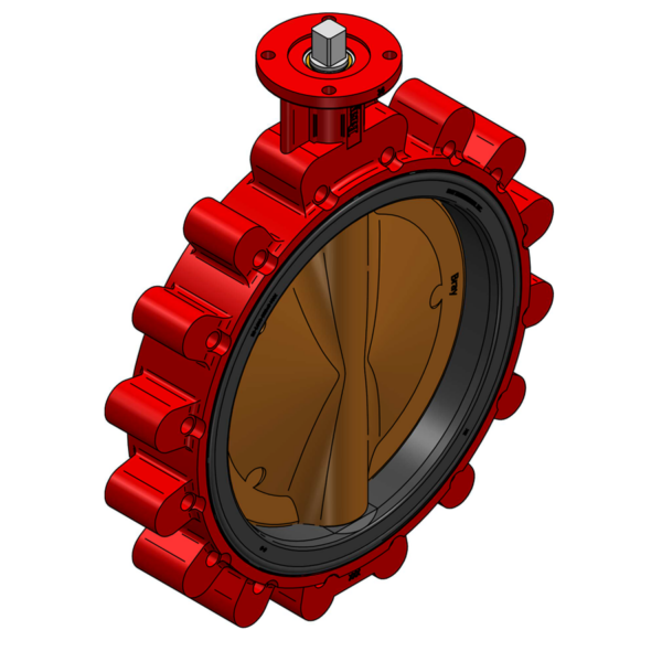 BUTTERFLY VALVE S31-35U ND400 J5K