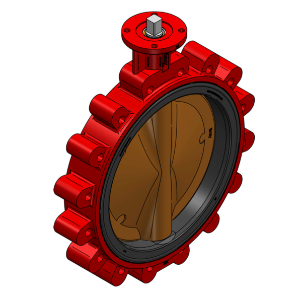 BUTTERFLY VALVE S31-35U ND400 J10K