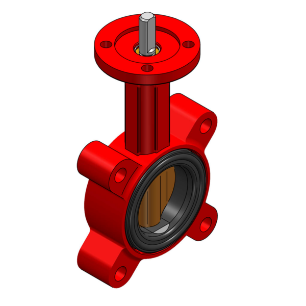 BUTTERFLY VALVE S31-35V LUG DN65 PN16