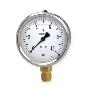 MANOMETER 0-6 BAR, FLUID-FILLED
