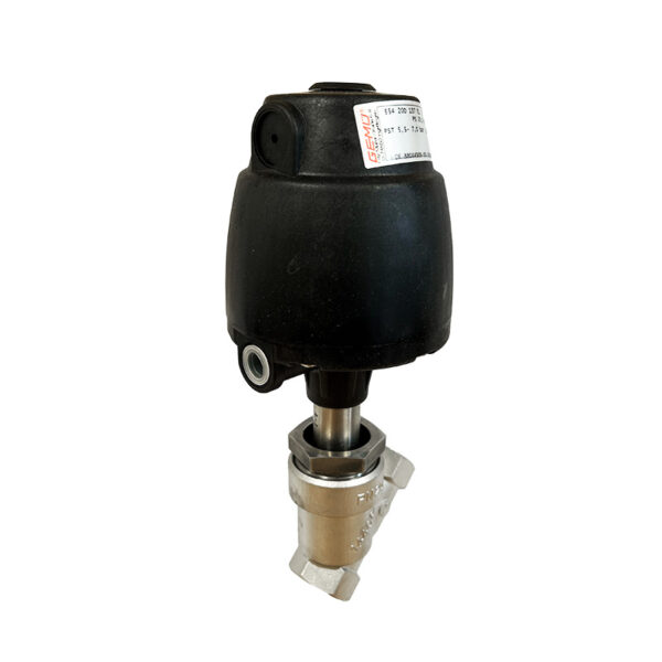 PNEU. ANGLE SEAT GLOBE VALVE 554 DN20 BSPP