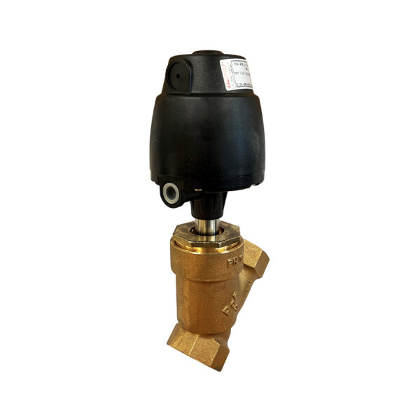 PNEU. ANGLE SEAT GLOBE VALVE 554 DN20 BSPP