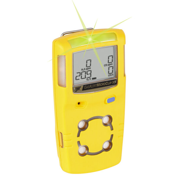MICROCLIP XL 4 GAS DETECTOR (LEL,H2S,O2,CO)