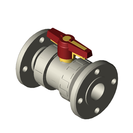KULEVENTIL S 4 DN50 FL PP PN10