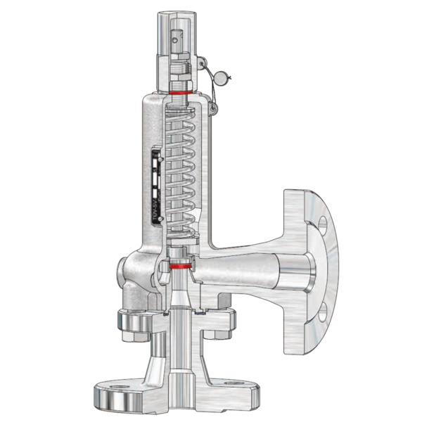 SAFETY RELIEF VALVE 30.2C  DN65 ISO PN16
