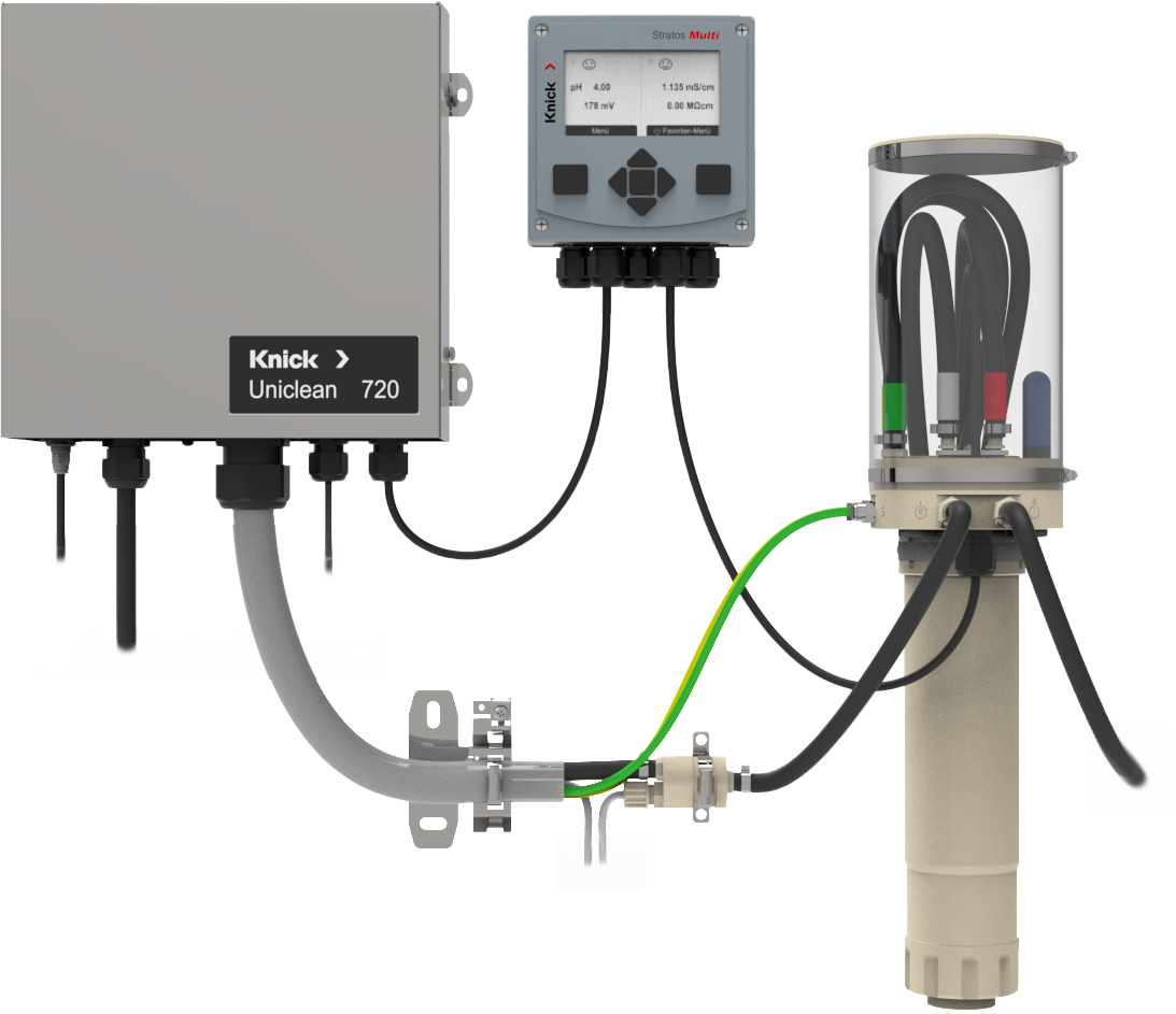 Nytt, fleksibelt sensorrengjøringssystem fra Knick