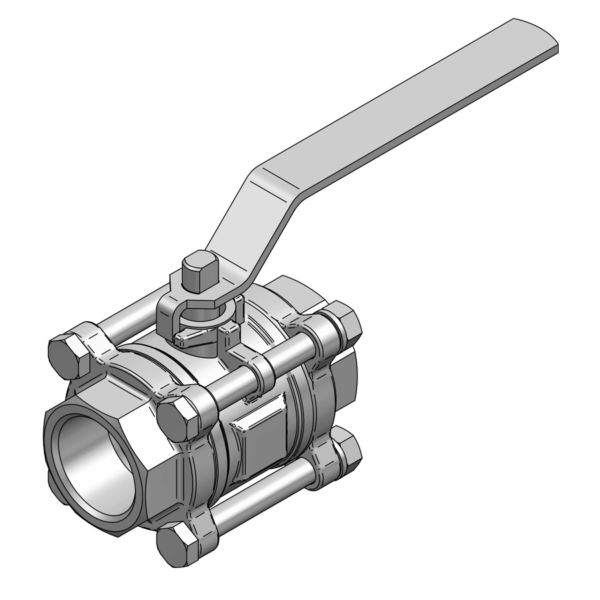 BALL VALVE FIG. 50-10 BSP THREADS 1-1/2"