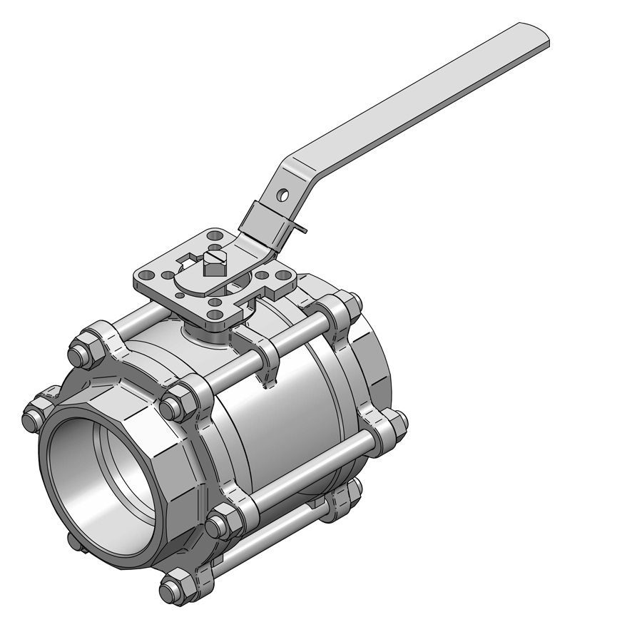 +KULEVENTIL FIG. 88-10 BSP GJENGER 4"