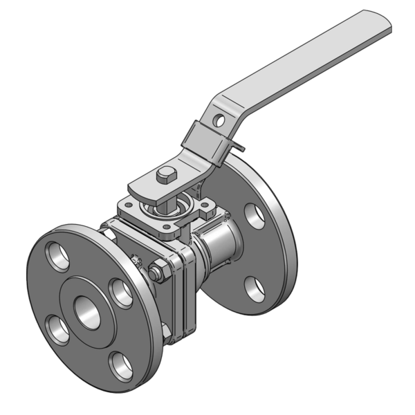 +KULEVENTIL FIG. 90-1F ANSI 150 3/4