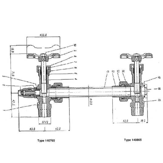 VALVE LEVEL INDICATOR, BODY: BRASS, PN10