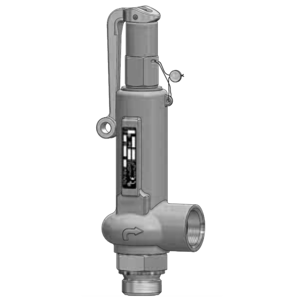 SIKK.VENTIL 10.2A BSP GJ. 1"X1"Ø17