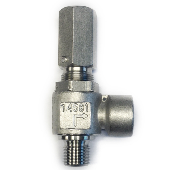 relief valve, angle pattern, type 5.2,