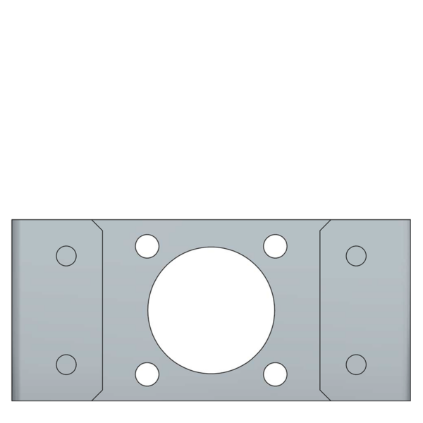 BRAKETT TIL EP5/P5 POSITIONER