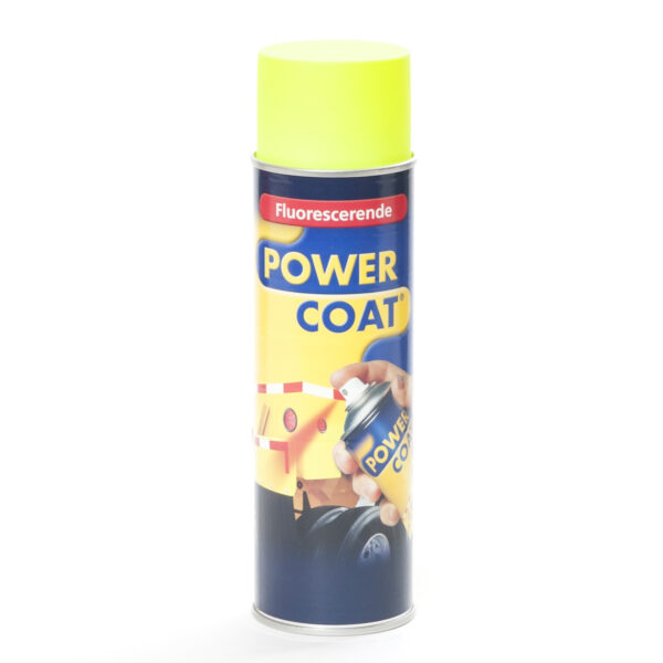 POWER COAT FLUORESCERENDE SPRAY 500 ML, 1026 GUL