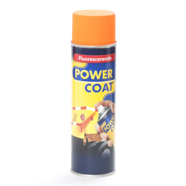 POWER COAT FLUORESCERENDE SPRAY  LYS ORANGE