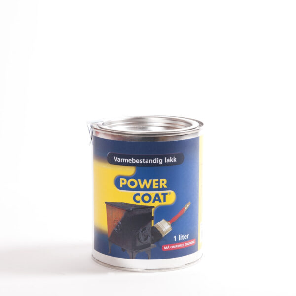 POWER COAT VARMEBESTANDIG SVART LAKK 1 LTR