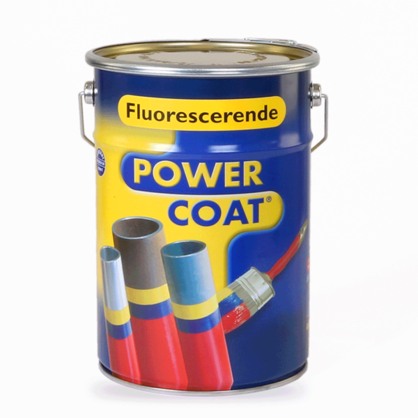 POWER COAT FLUORESCERENDE MALING  5 LTR RØD