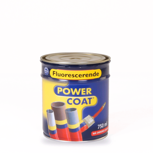 POWER COAT FLUORESCERENDE MALING  GUL 0,75 LTR