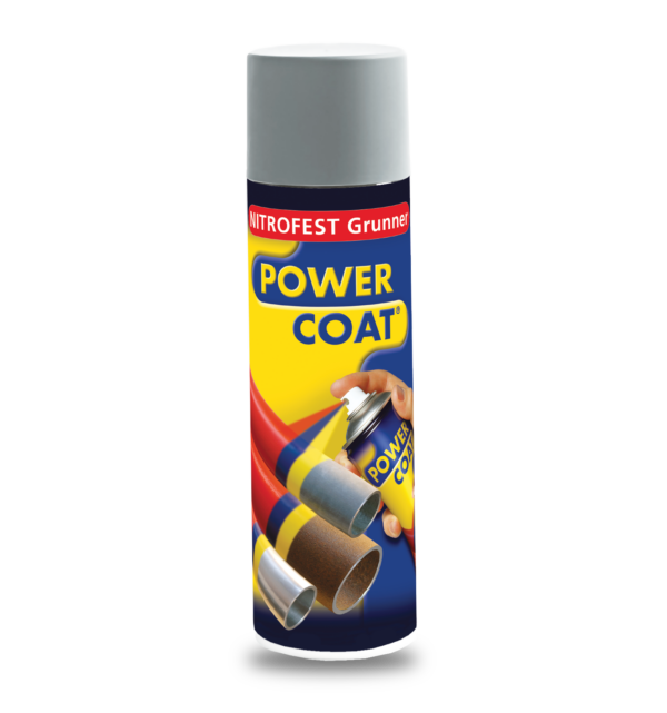 POWER COAT NITROFEST SPRAY RAL 7035 LYS GRÅ