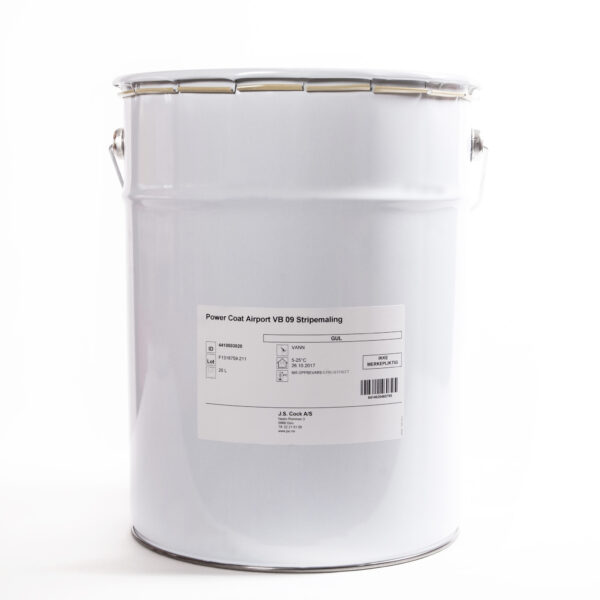 AIRPORT VB09 STRIPEMALING - 20 LTR - HVIT