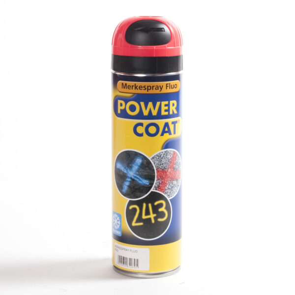 MERKESPRAY FLUO 500 ML RØD FLUORESC.