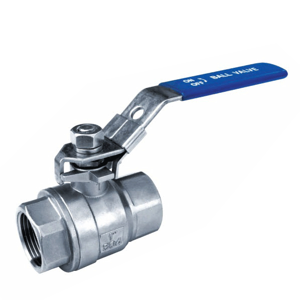 2PC BALL VALVE 1/4" BSP THREADED 1200PSI