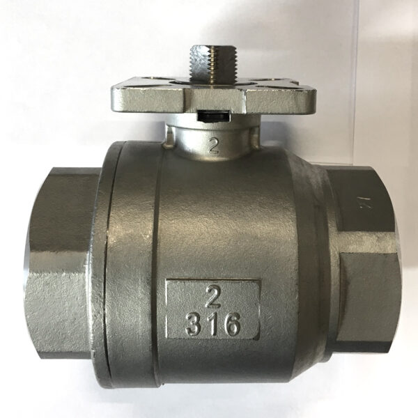 2PC BALL VALVE 2" BSP THREADED 800PSI