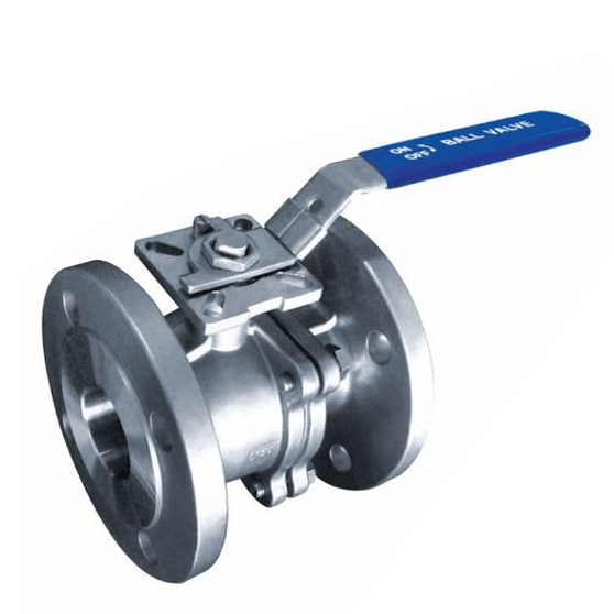 2PC BALL VALVE FLANGED SS316, DN15, V-PACKING