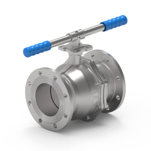2PC BALL VALVE FLANGED SS316, DN150, V-PACKING