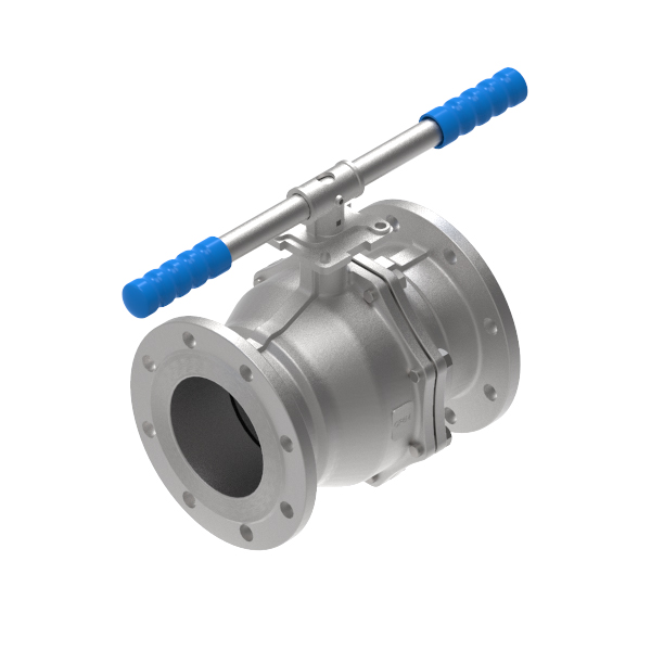 +2PC BALL VALVE FLOATING DN200 FLANGED PN16