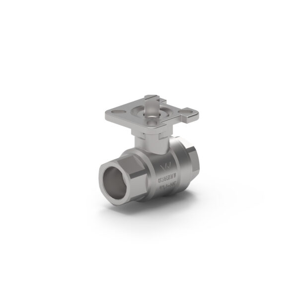 2PC 1/2" ISO TOP BSP BALL VALVE CLEANED FOR OXYGEN
