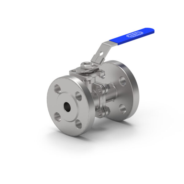 2PC BALL VALVE FL. SS316 DN25 CLEANED FOR OXYGEN