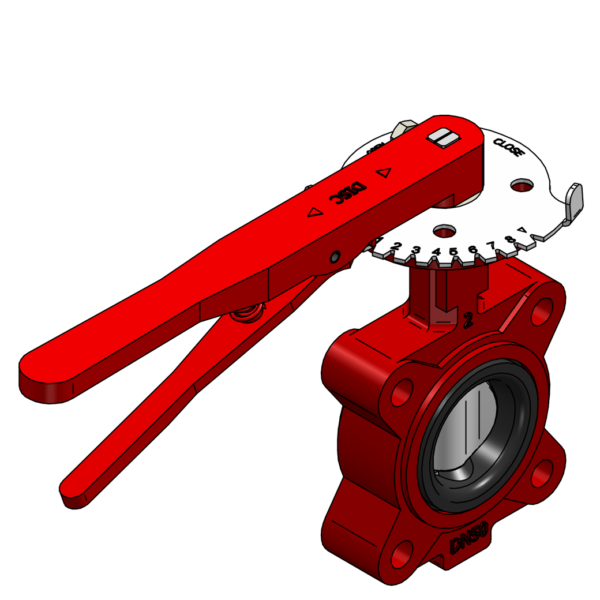 BF-VALVE DN50 PN10/PN16 LUG STK-LISTE