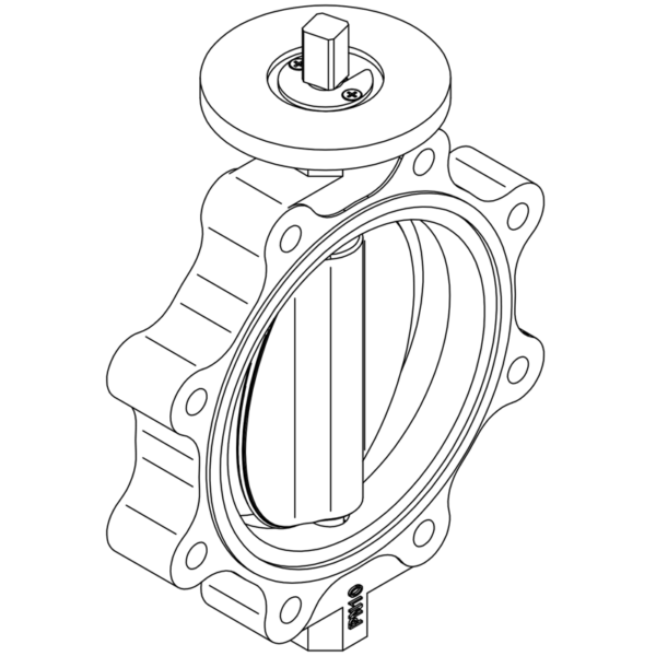 BF-VALVE DN200 PN10 LUG