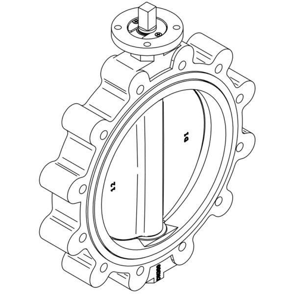 BF-VALVE DN300 PN10 LUG