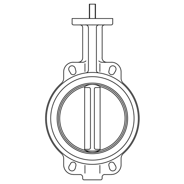 BF-VALVE DN100 PN10/PN16 WAFER
