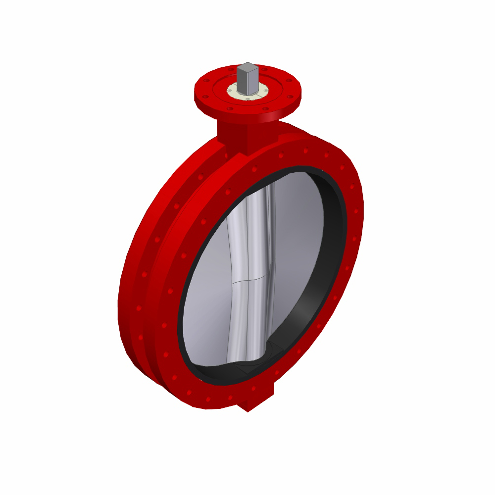 CONC. BF-VALVE DUPLEX DN700 10BAR PN10 U-FLANGE