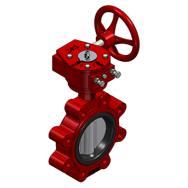 LT BUTTERFLY VALVE GGG40 DN100 LUG PN10 STK-LISTE
