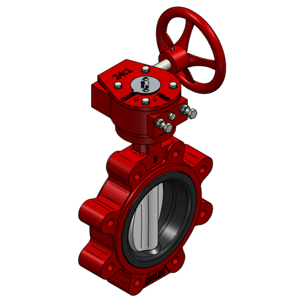LT BUTTERFLY VALVE GGG40 DN125 LUG PN10 STK-LISTE